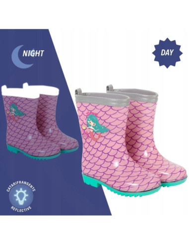 Perletti syrenka kalosze dziecięce na deszcz dla dziewczynki