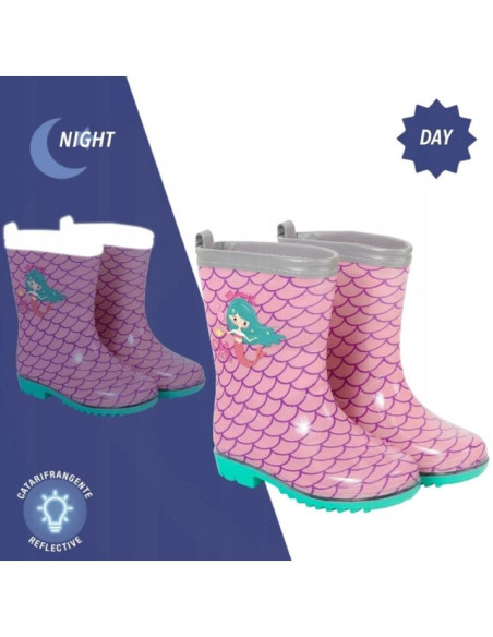 Perletti syrenka kalosze dziecięce na deszcz dla dziewczynki