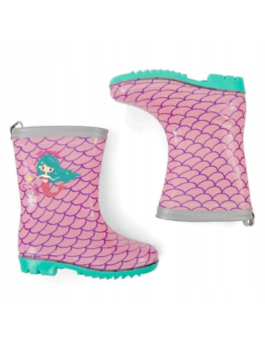 Perletti syrenka kalosze dziecięce na deszcz dla dziewczynki