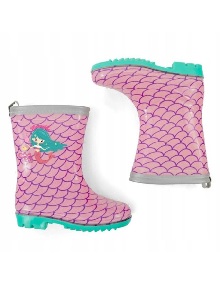 Perletti syrenka kalosze dziecięce na deszcz dla dziewczynki