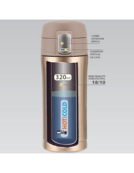Kubek termiczny collection 320 ml maestro złoty