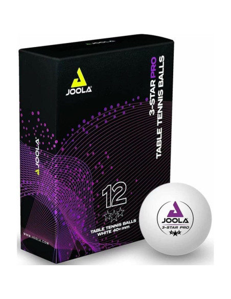 Piłeczki do tenisa stołowego joola pro 3 star 12szt białe