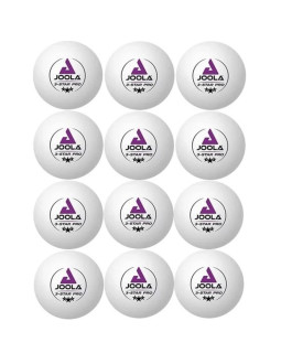 Piłeczki do tenisa stołowego joola pro 3 star 12szt białe 2