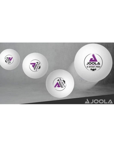 Piłeczki do tenisa stołowego joola pro 3 star 12szt białe