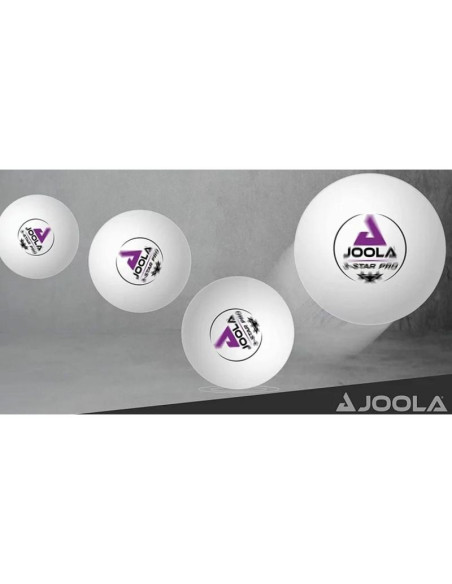 Piłeczki do tenisa stołowego joola pro 3 star 12szt białe