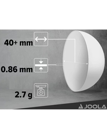 Piłeczki do tenisa stołowego joola pro 3 star 12szt białe