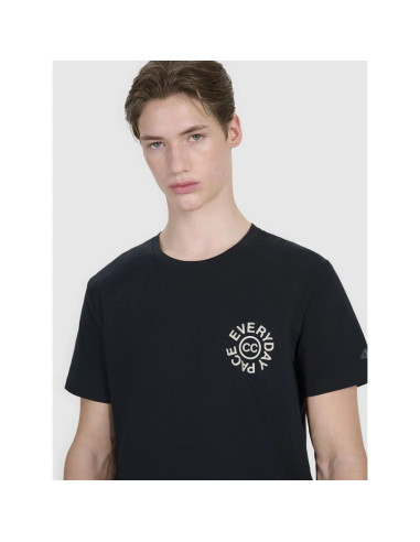 T-shirt regular z nadrukiem męski  4f 4fwss25ttshm1980-20s