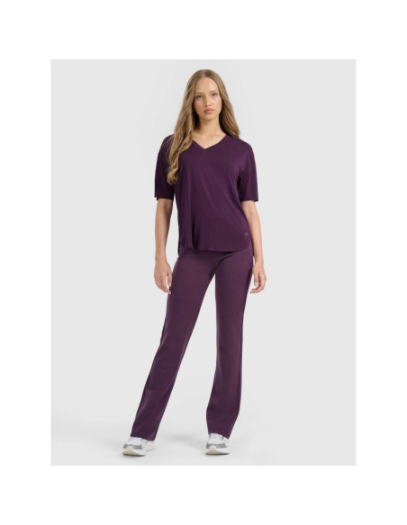 T-shirt oversize z modalem damski 4f 4fraw25ttshf3283-50s