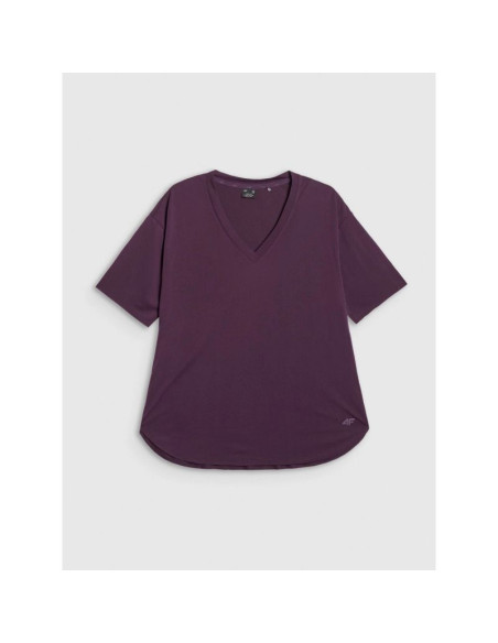 T-shirt oversize z modalem damski 4f 4fraw25ttshf3283-50s