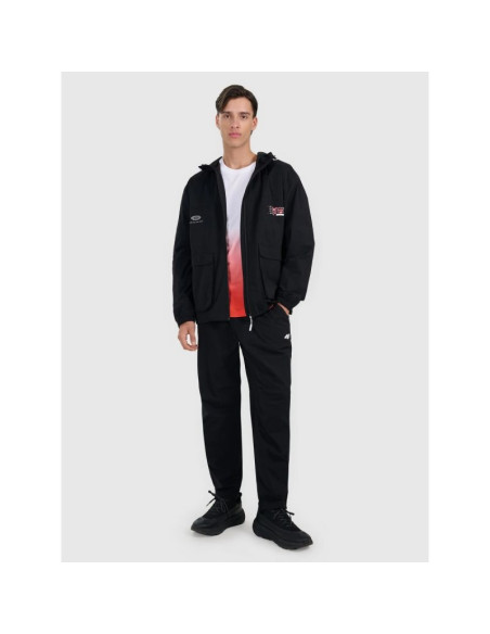 T-shirt regular z nadrukiem męski 4f 4fraw25ttshm3226-62s