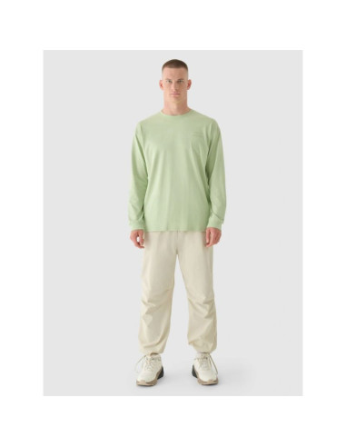 Longsleeve oversize z nadrukiem męski 4f 4fraw24tlonm502-44s