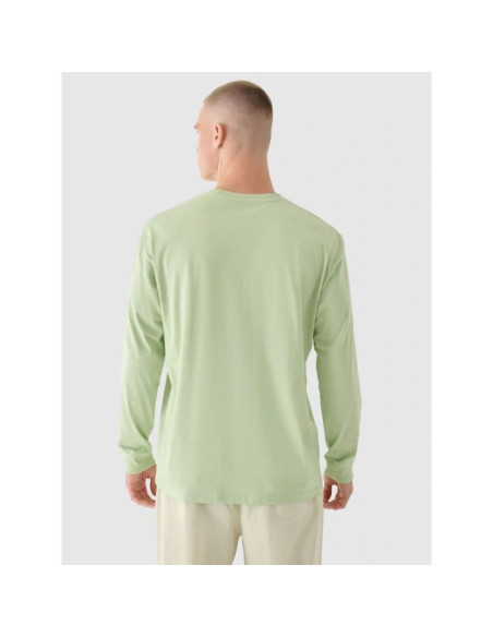 Longsleeve oversize z nadrukiem męski 4f 4fraw24tlonm502-44s