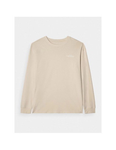 Longsleeve oversize z nadrukiem męski 4f 4fraw24tlonm502-12s