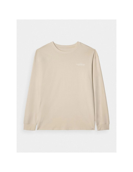 Longsleeve oversize z nadrukiem męski 4f 4fraw24tlonm502-12s