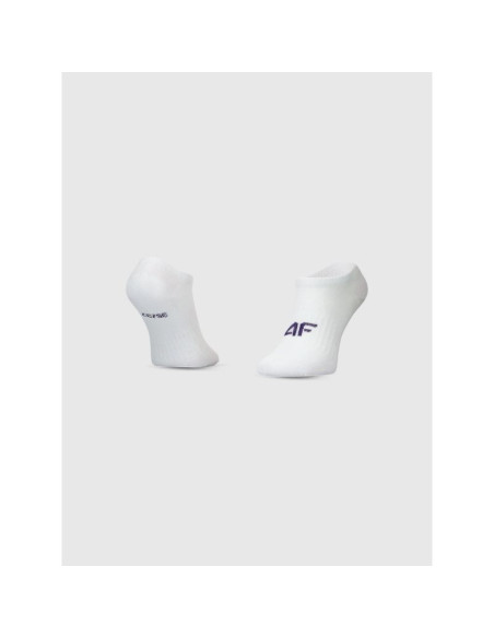 Skarpetki casual przed kostkę dziewczęce (zestaw 3 szt.) 4f 4fjwmm00usocf496-92s