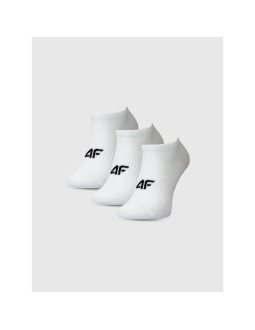 Skarpetki casual przed kostkę dziewczęce (zestaw 3 szt.) 4f 4fjwmm00usocf496-10s