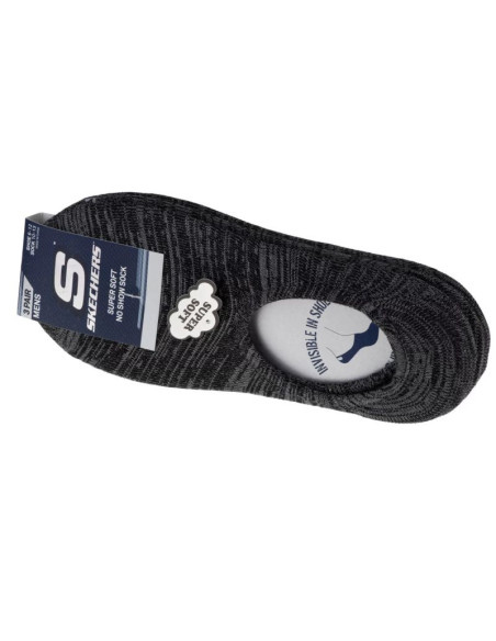 Skechers 3pk mens non terry no show s112219-gry szare 41-46