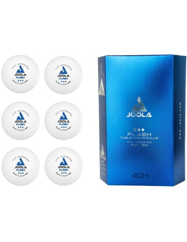 Piłeczki do tenisa stołowego joola flash  6szt białe