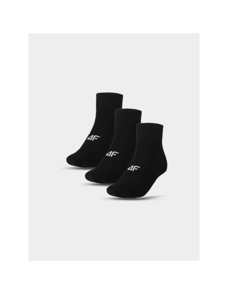 Skarpetki casual za kostkę (3-pack) chłopięce 4f junior 4fjwmm00usocu330-21s