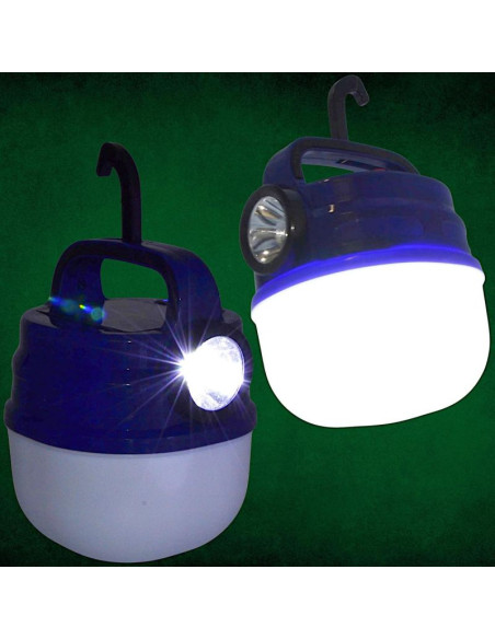 Latarka lampa camping ładowanie usb i solar redcliffs