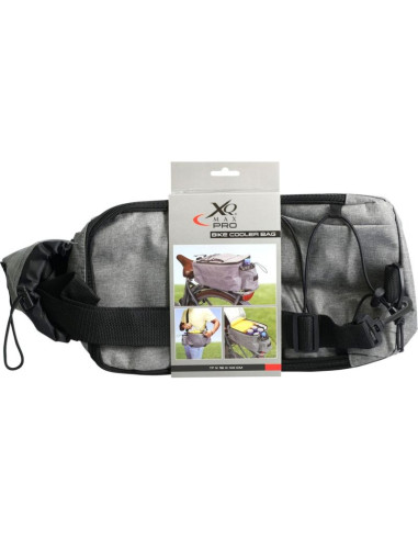 Sakwa plecak torba rowerowa na bagażnik 4w1 szara xqmax
