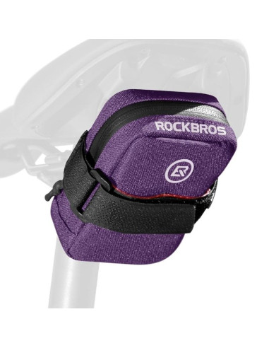 Rockbros torba rowerowa podsiodłowa fioletowa 0,3l