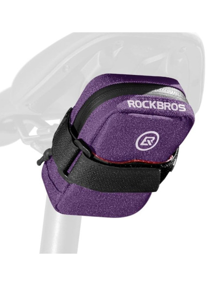 Rockbros torba rowerowa podsiodłowa fioletowa 0,3l