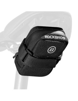 Rockbros torba rowerowa podsiodłowa czarna 0,35l