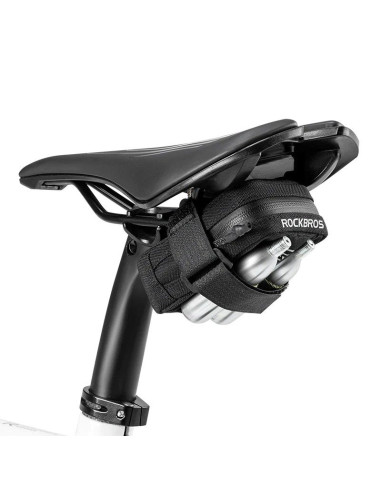 Rockbros torba rowerowa podsiodłowa czarna 0,35l
