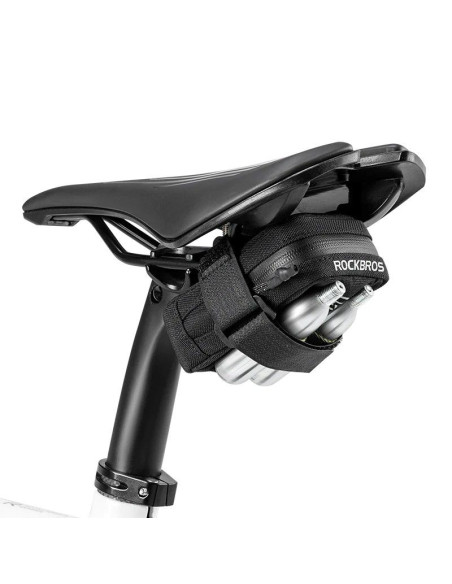 Rockbros torba rowerowa podsiodłowa czarna 0,35l