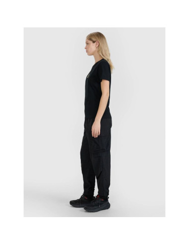 T-shirt regular z nadrukiem damski 4f 4frss25ttshf2786-20s