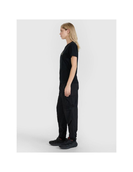 T-shirt regular z nadrukiem damski 4f 4frss25ttshf2786-20s