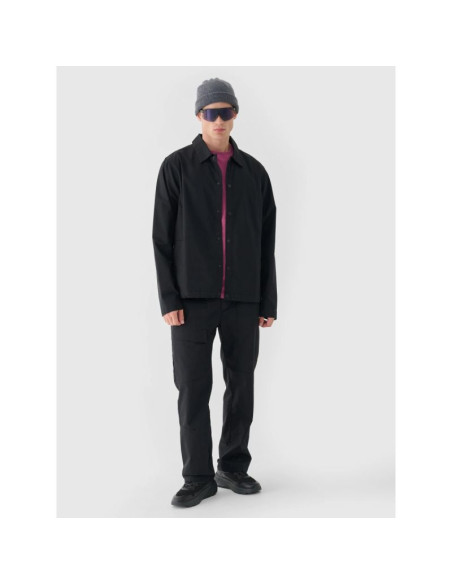 T-shirt regular gładki męski 4f 4fraw24ttshm2602-60s