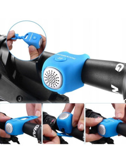 Rockbros dzwonek elektryczny niebieski 90db 2