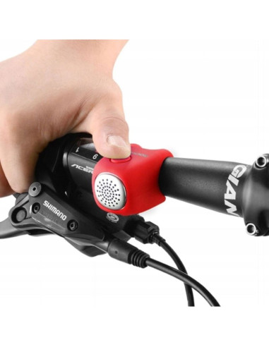 Rockbros dzwonek elektryczny czerwony 90db