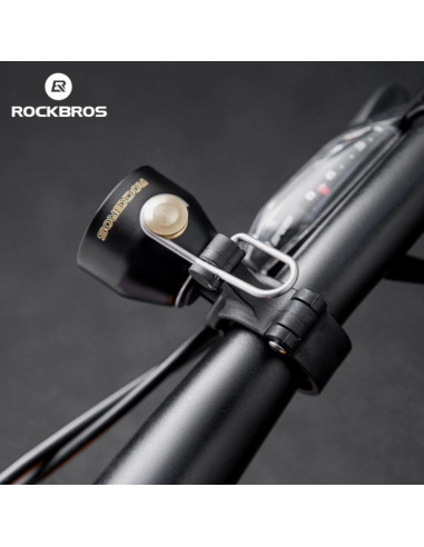 Rockbros dzwonek rowerowy 340021001 czarny