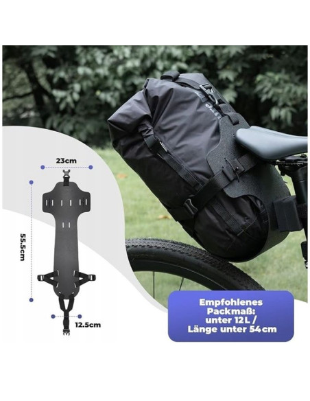 Qunature uchwyt na bagażnik na torbę rowerową