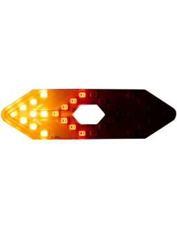 Lampka rowerowa tył z sygnalizatorem led ładowanie usb dunlop 2