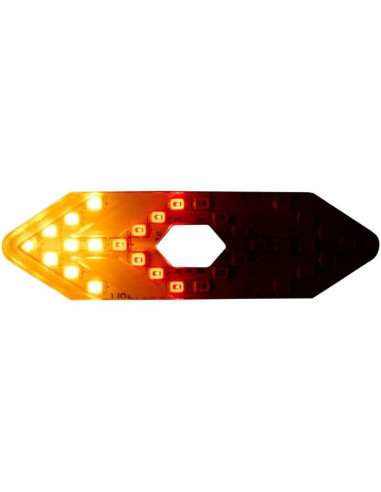 Lampka rowerowa tył z sygnalizatorem led ładowanie usb dunlop