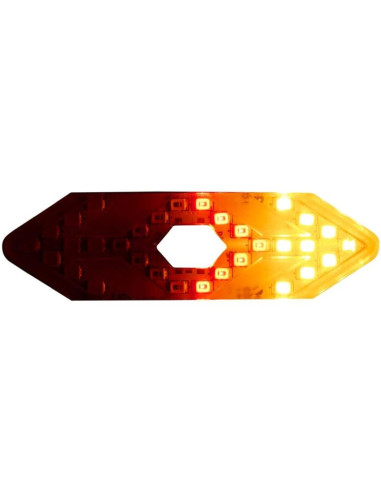 Lampka rowerowa tył z sygnalizatorem led ładowanie usb dunlop