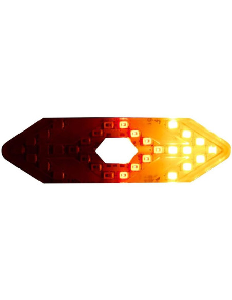 Lampka rowerowa tył z sygnalizatorem led ładowanie usb dunlop