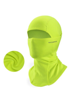 Rockbros ocieplana kominiarka lf7345g fluo zielona