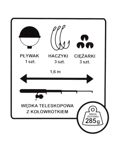 Zestaw wędkarski enero 105