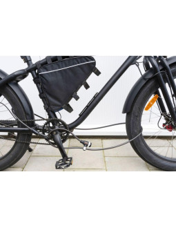 Zapięcie rowerowe linka na zamek 10x2400mm family black+decker 2