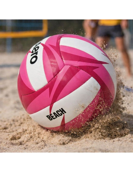 Piłka siatkowa plażowa enero różowa
