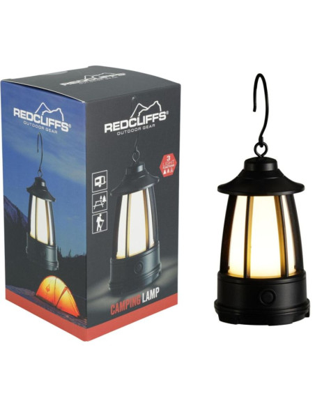 Latarka lampa camping baterie 15x8x8cm redcliffs