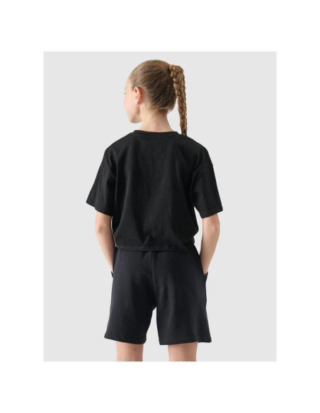 Dziewczęcy top z nadrukiem 4f 4fjwss25ttshf1872-20s