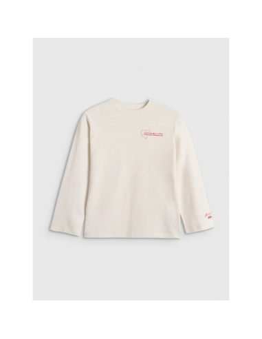 Longsleeve oversize z nadrukiem dziewczęcy 4f 4fjraw25tlonf589-11s