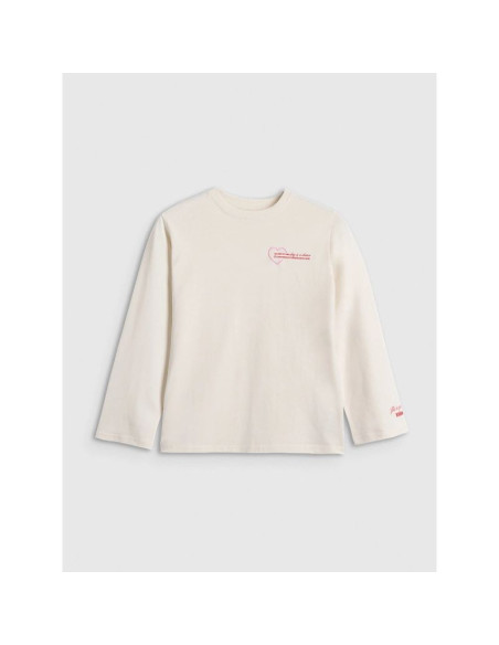 Longsleeve oversize z nadrukiem dziewczęcy 4f 4fjraw25tlonf589-11s