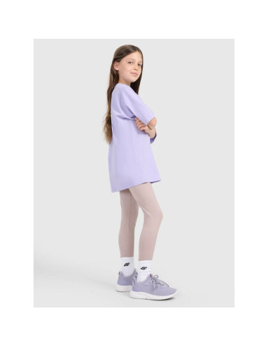 Legginsy dzianinowe dziewczęce 4f 4fjraw25ttigf291-83s